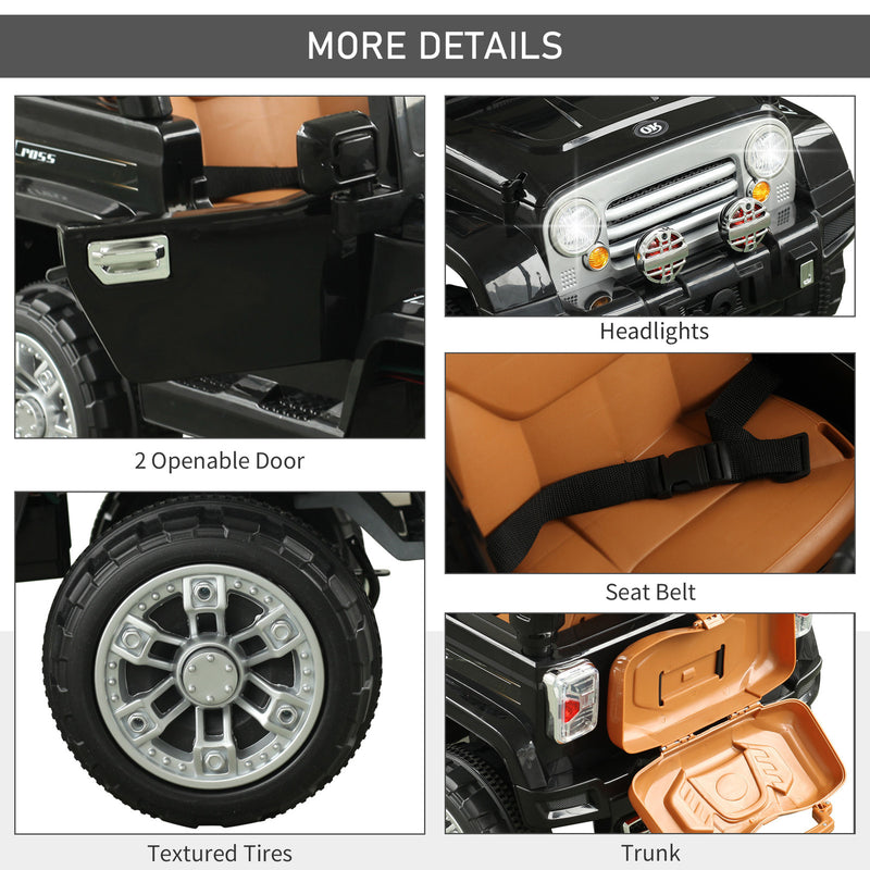 6V Dual AA Battery Electric Off-Road Kids Ride-On Jeep Truck with Remote Control and MP3 Magic Cars 5