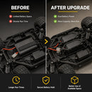 XL Double Height Dual Battery Strap for Traxas Slash 2wd 1/10 SCT Magic Cars 7