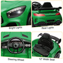 12V Dual Drive Green Remote Control Sports Car for Kids Aged 3-5 Magic Cars 11