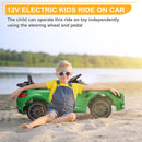 12V Dual Drive Green Remote Control Sports Car for Kids Aged 3-5 Magic Cars 15