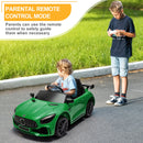 12V Dual Drive Green Remote Control Sports Car for Kids Aged 3-5 Magic Cars 16