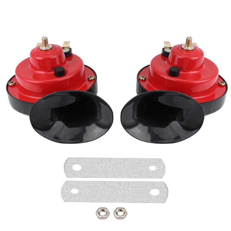 Dual-Tone 12V 135dB Universal Air Horn Pair for Cars Trucks Boats and Bikes Magic Cars 1