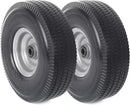Heavy-Duty 10" Flat-Free Tire and Wheel Set 2-Pack with Extra Bearings Magic Cars 2