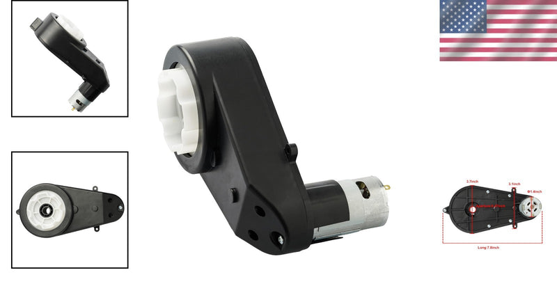 Durable 12 Volt Motor and Gearbox Replacement for Kids Ride-On Cars Magic Cars 1