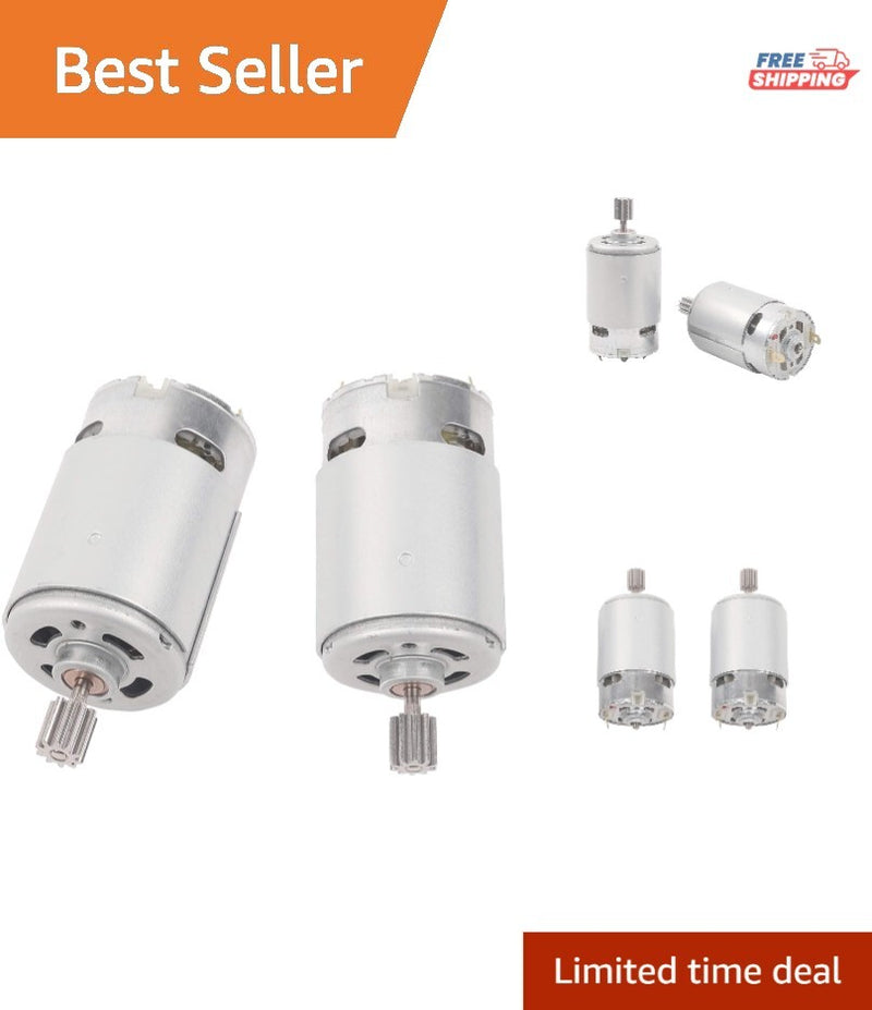 2 Pcs Durable RS550 24V 35000 RPM Electric Motors for Power Wheels Magic Cars Variant 0
