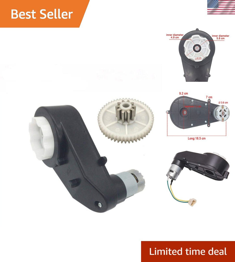 Durable 24V DC Motor with Quick-Change Connectors for Kids Electric Ride-On Toys Magic Cars Variant 0