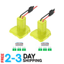 Durable ABS 2-Pack 18V Battery Adapter for DIY Projects and Toys Magic Cars Variant 0