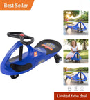 Blue Police Wiggle Car – Pedal-Free and Battery-Free Fun Magic Cars Variant 0