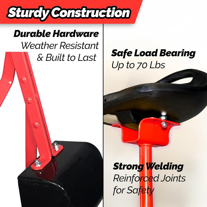 Durable Metal Crane Digger Toy with 360 Degree Rotating Seat for Outdoor Play Magic Cars 8