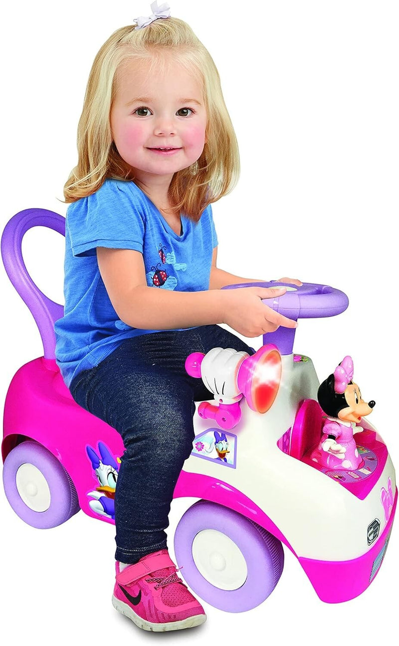 Durable Minnie Mouse Ride-On Toy with Interactive Lights and Sounds for Ages 2+ Magic Cars 1