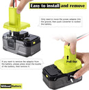 Durable Power Wheel Battery Adapter for 18V Ryobi Tools 2-Pack with Safety Fuses Magic Cars 6