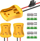 Durable Power Wheel Battery Adapter Set 20V Converter with Fuses and Connectors Magic Cars 2