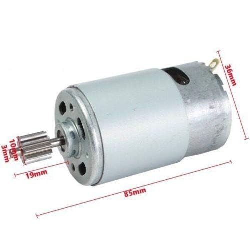 Durable RS550 24V Motor with Gears for Children's Ride-On Toy Upgrades Magic Cars 4