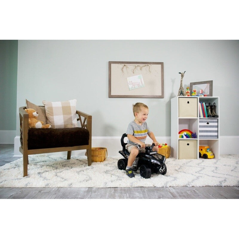 Kids Non-Electric Camo Ride-On Toy with LED Lights and Storage – 1 MPH Magic Cars 10