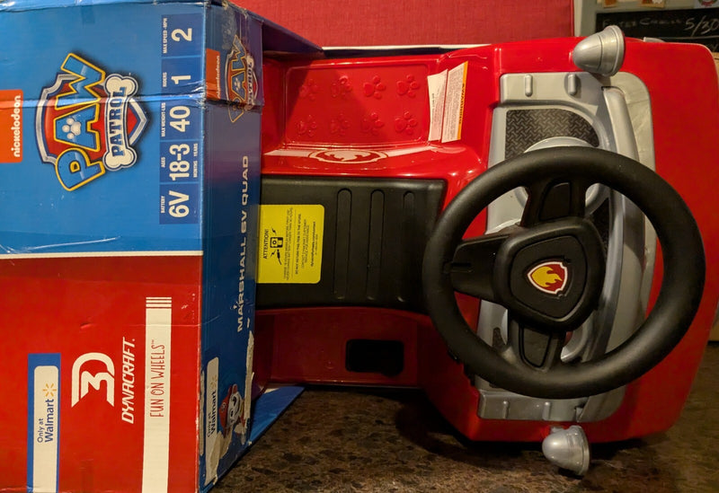 6V Paw Patrol Marshall Ride-On Quad with Lights and Sounds for Kids Magic Cars 3