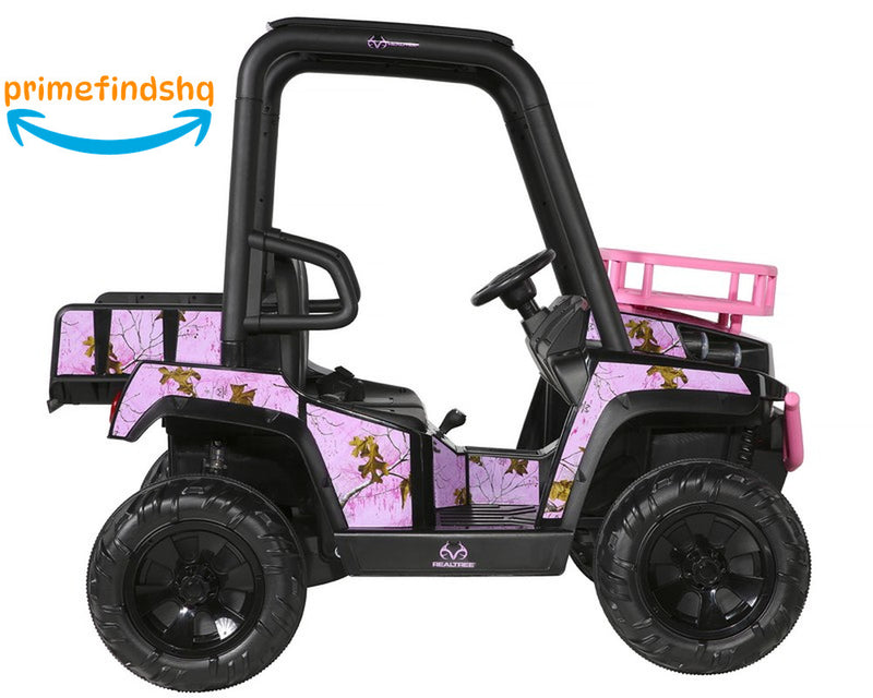 24 Volt Realtree Ride-On Electric Vehicle for Girls Ages 3 to 5 Years Magic Cars 4