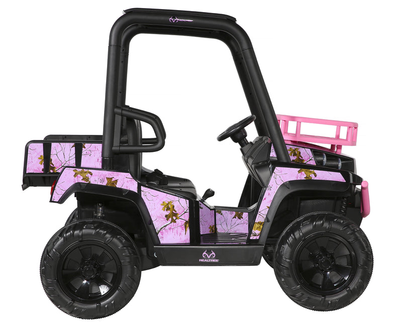 24-Volt Realtree Ride-On Toy for Girls Ages 3-5 Years Magic Cars 4