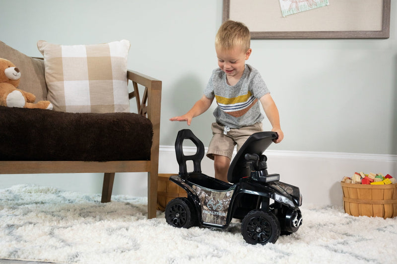 Realtree Foot-to-Floor Ride-On Toy for Boys Ages 1.5-3 Years Magic Cars 10