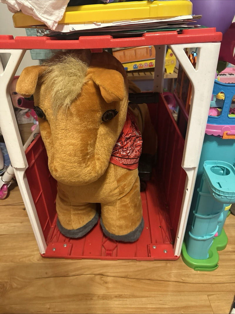 Electric Ride-On Horse with Chestpiece and 6V Battery Included Magic Cars 0