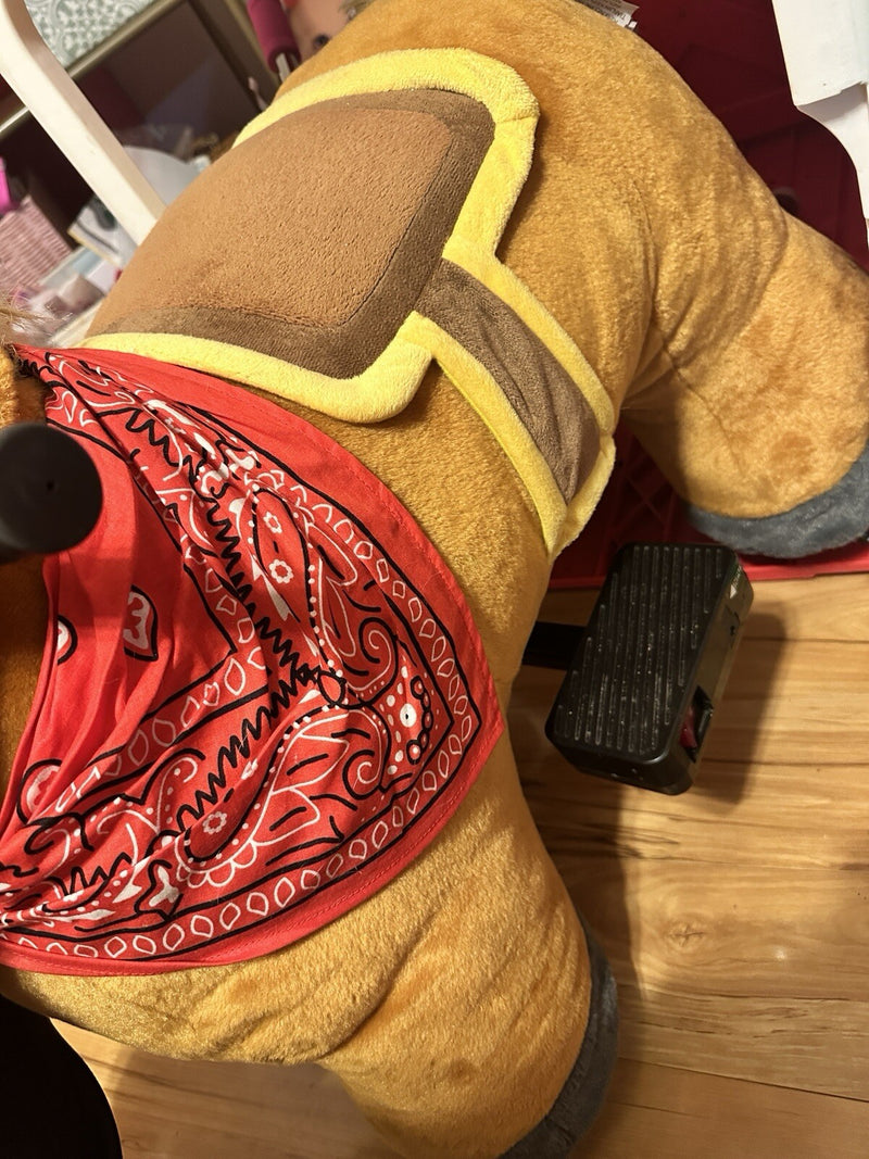 Electric Ride-On Horse with Chestpiece and 6V Battery Included Magic Cars 3