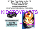 Power Wheels Gearbox Fit for Mustang Corvette Jeep 7R 14/79 Ratio Magic Cars 5