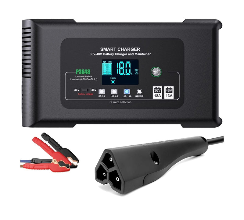 E-Z-GO Elite Lithium Golf Cart Battery Charger 36V 48V Smart Fully Automatic Magic Cars 0