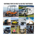 E-Z-GO Elite Lithium Golf Cart Battery Charger 36V 48V Smart Fully Automatic Magic Cars 2