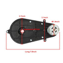 550 12V Motor with Gearbox Easy Install for Children's Ride-On Vehicles Magic Cars 3