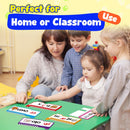 40 Interactive Read & Rhyme Flip Books with 53 Phonics Word Family Cards for Preschoolers Magic Cars 6