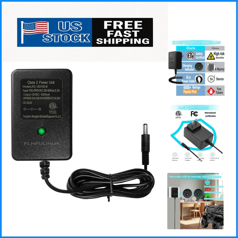12V Efficient Battery Charger for Kids' Ride-On Toys with Certified Safety Magic Cars Variant 0