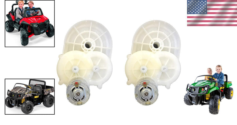 12V Motor and Gearbox Kit with Easy Installation for RZR and Gator Ride-On Toys Magic Cars 1