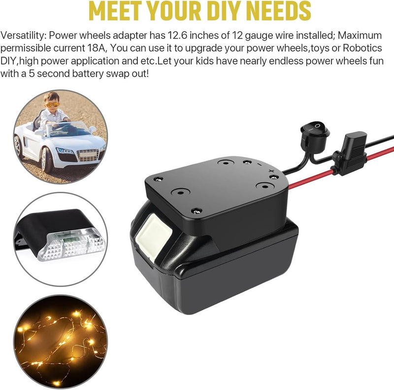 Effortless Power Supply Adapter for RC Machines and High-Power Applications Magic Cars 3