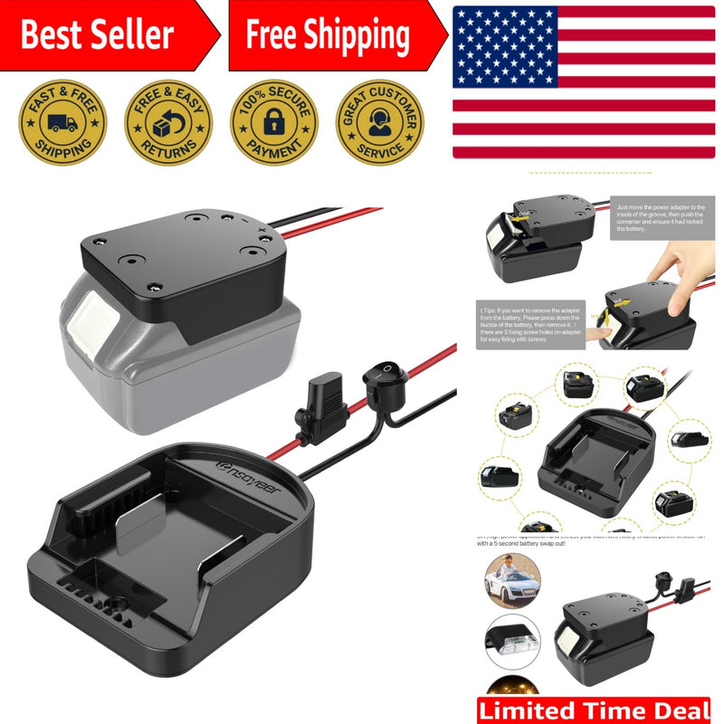 Effortless Power Supply Adapter for RC Machines and High-Power Applications Magic Cars Variant 0