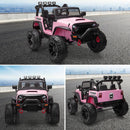 12V Electric 2-Seat Kids Ride-On Truck Car with 3 Speeds, Remote Control, LED Lights, and Music Magic Cars 10