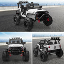 12V Electric 2-Seat Kids Ride-On Truck Car with 3 Speeds, Remote Control, LED Lights, and Music Magic Cars 9