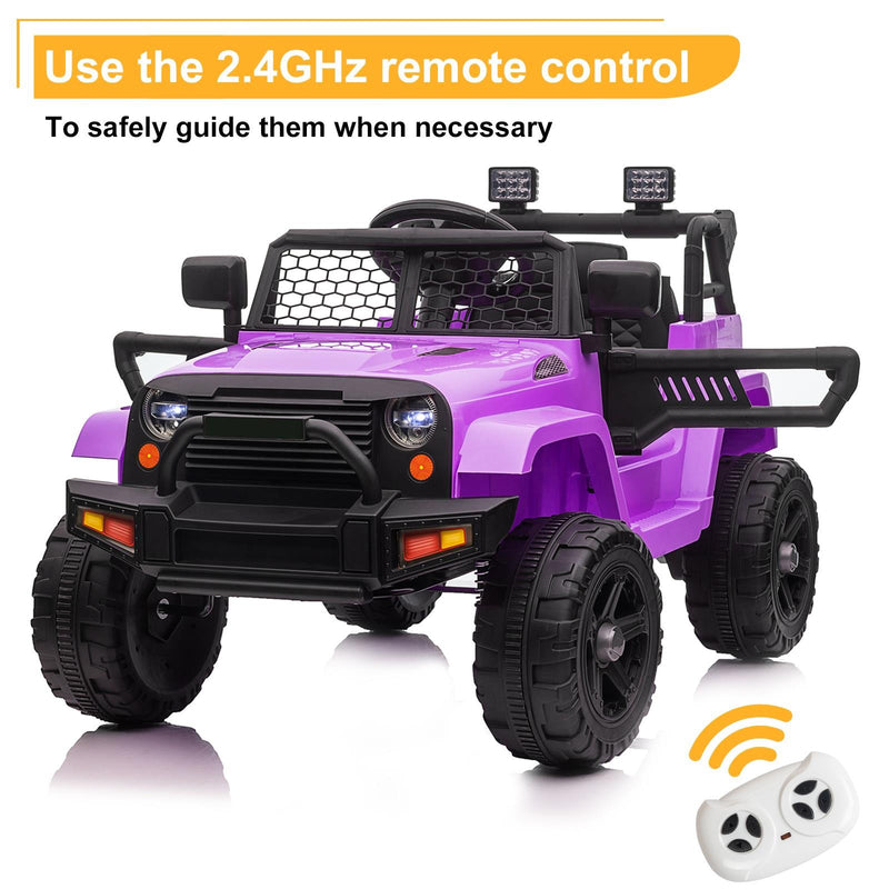 12V 4.5A Electric Kids Ride-On Jeep Car with Remote Control and Safety Features Magic Cars 12