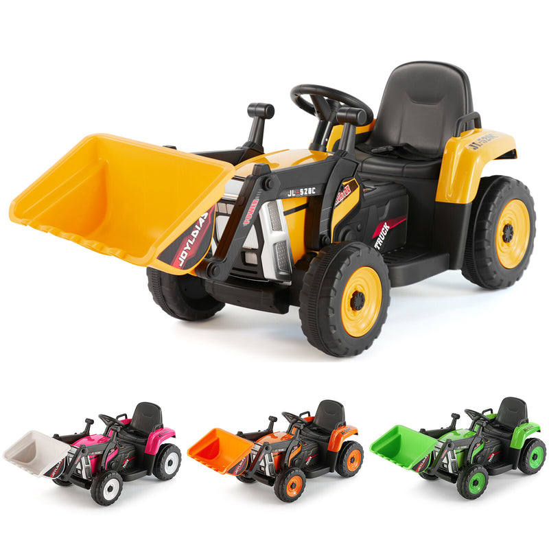 12V Electric Ride-On Excavator Truck for Kids with 3 Speeds and Remote Control Battery Powered Digger Car Magic Cars 12