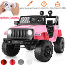 12V Electric Kids Ride-On Jeep Toy Car with Bluetooth, USB, MP3, and Remote Control, Max Speed 3 MPH Magic Cars 2