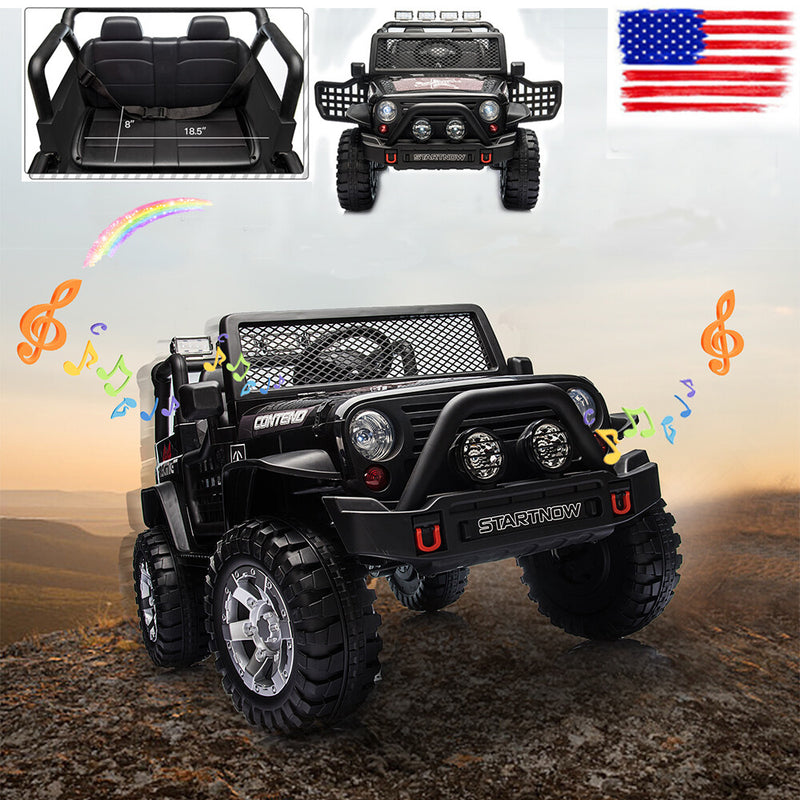 12V Electric Kids Ride-On Jeep Toy Car with USB, Bluetooth, and Remote Control Battery Powered Magic Cars Variant 0