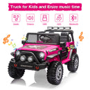 12V Electric Kids Ride-On Jeep Car Toy with USB, Bluetooth, and Remote Control – Pink Battery-Powered Magic Cars Variant 0