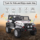 12V Electric Kids Ride-On Jeep Toy Car with USB, Bluetooth, Remote Control, and Music Magic Cars 0