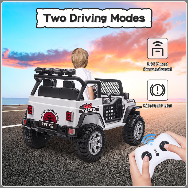12V Electric Kids Ride-On Jeep Toy Car with USB, Bluetooth, Remote Control, and Music Magic Cars 4