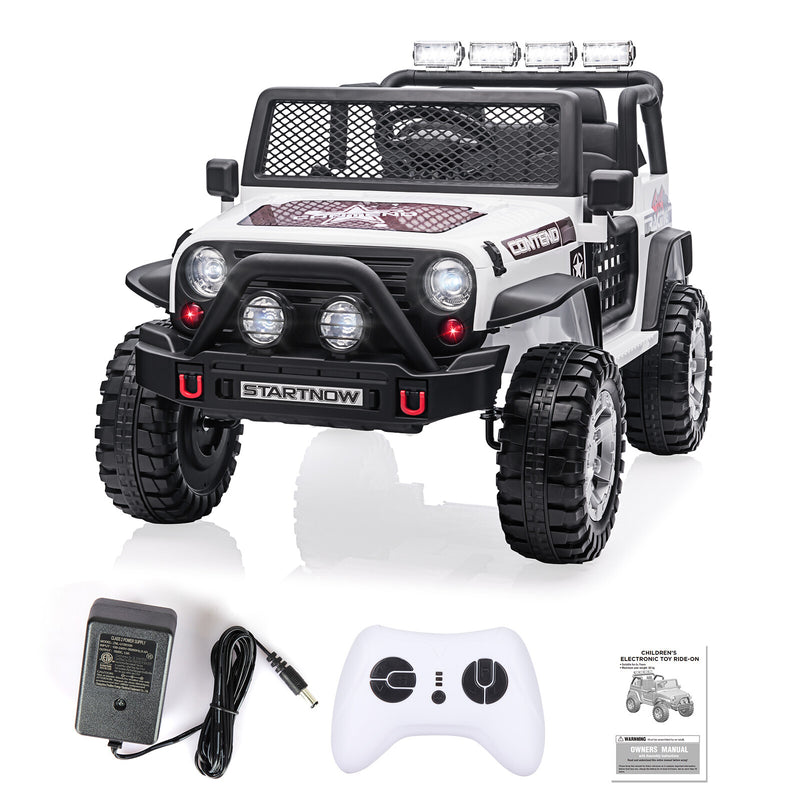 12V Electric Kids Ride-On Jeep Toy Car with USB, Bluetooth, Remote Control, and Music Magic Cars 7
