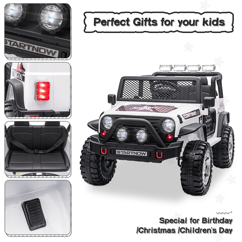 12V Electric Kids Ride-On Jeep Toy Car with USB, Bluetooth, Remote Control, and Music Magic Cars 8