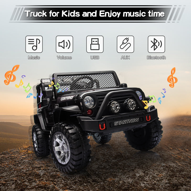 12V Electric Kids Ride-On Jeep Toy Car with USB, Bluetooth, and Remote Control Magic Cars 2