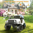 12V Electric Ride-On Jeep for Kids with USB, LED Lights, MP3, and Remote Control Battery Powered Toy Car Magic Cars 14