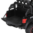 12V Electric Kids Ride-On 6-Wheel Police Truck with RC, LED Lights, and Intercom Magic Cars 11