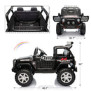 12V Electric Battery-Powered Kids Jeep Ride-On Car 2-Seat Vehicle with Remote Control Magic Cars 4