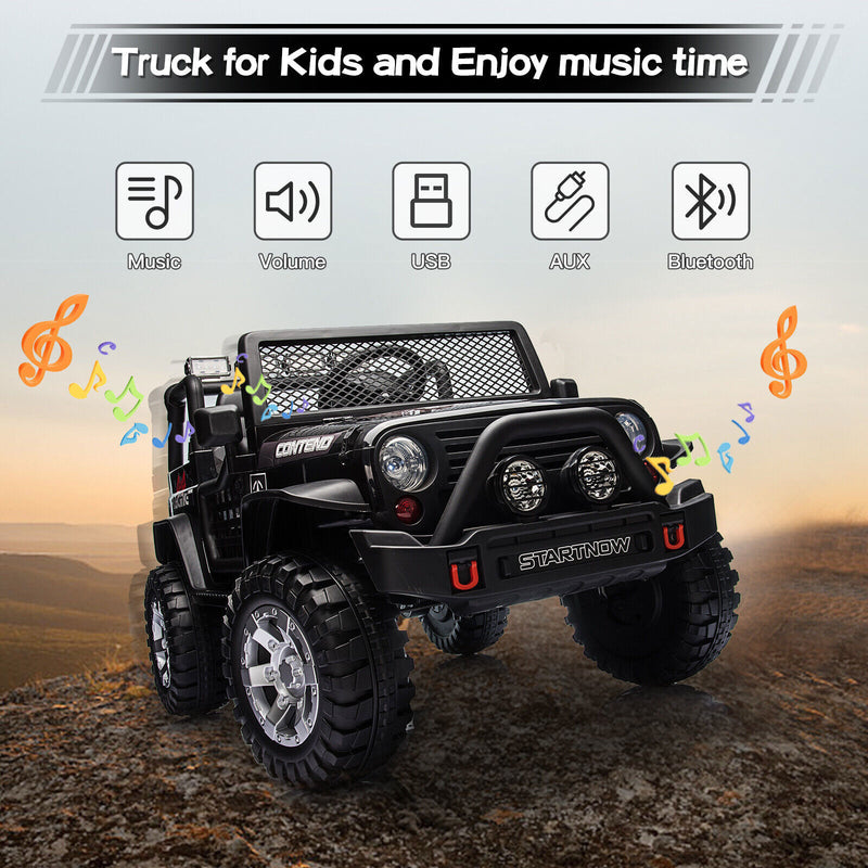 12V Electric Battery-Powered Kids Jeep Ride-On Car 2-Seat Vehicle with Remote Control Magic Cars 7