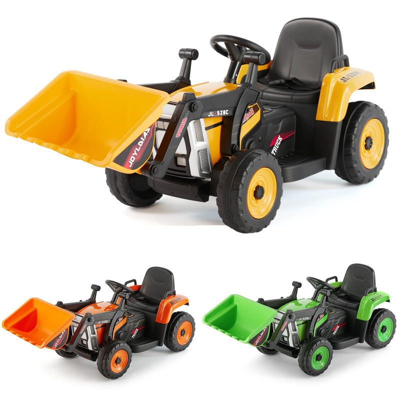 12V Electric Kids Ride-On Excavator Truck Digger with 3 Speeds, Music, and Remote Control Magic Cars 12